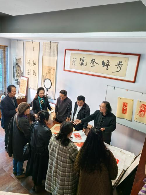 南阳.邓州版画院版画家走进熙程文化艺术交流活动