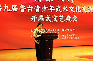 第九届鲁台青少年武术交流活动开幕式文艺晚会寿光举行